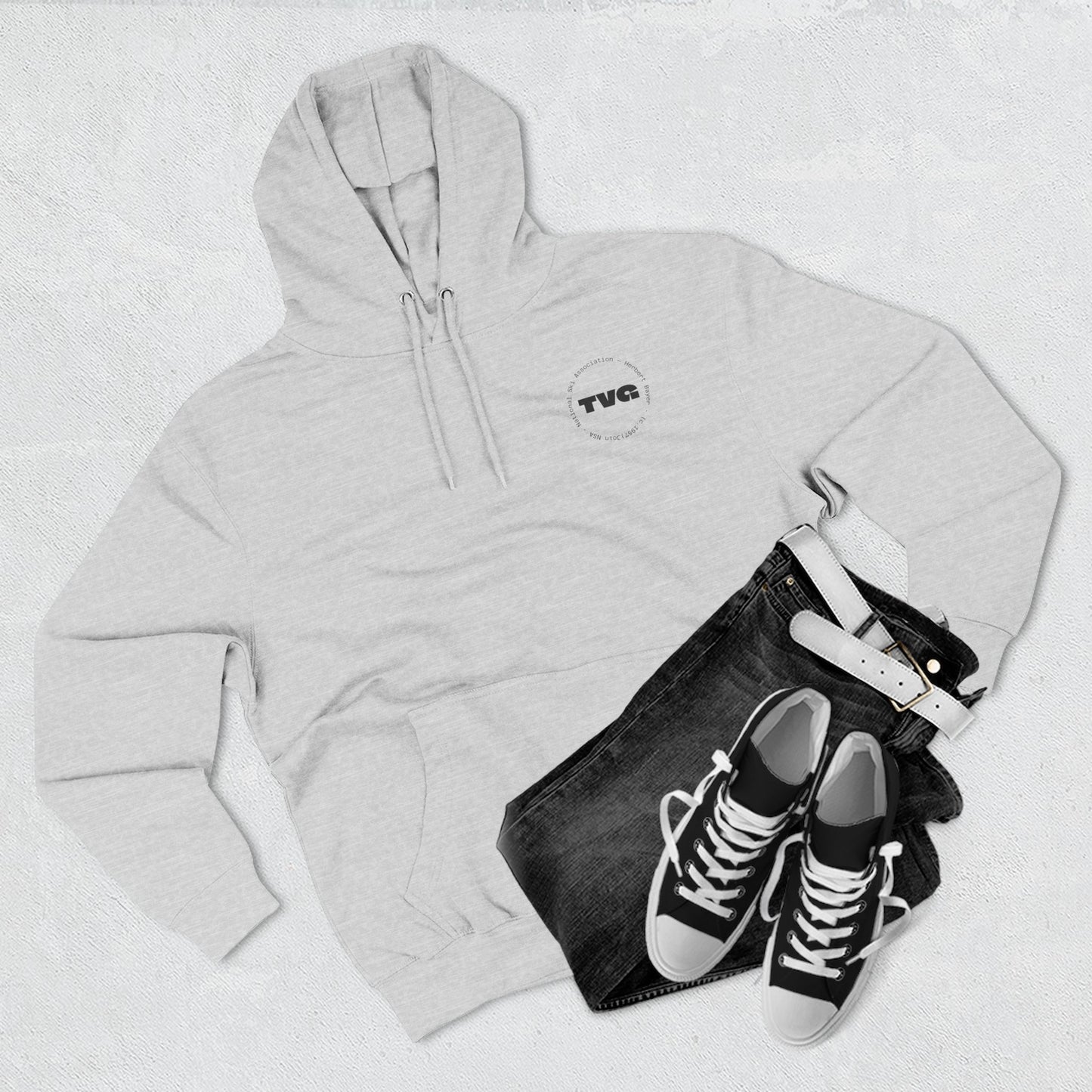 Join NSA - National Ski Association – Herbert Bayer - (c.1957). - Hooded Sweatshirt
