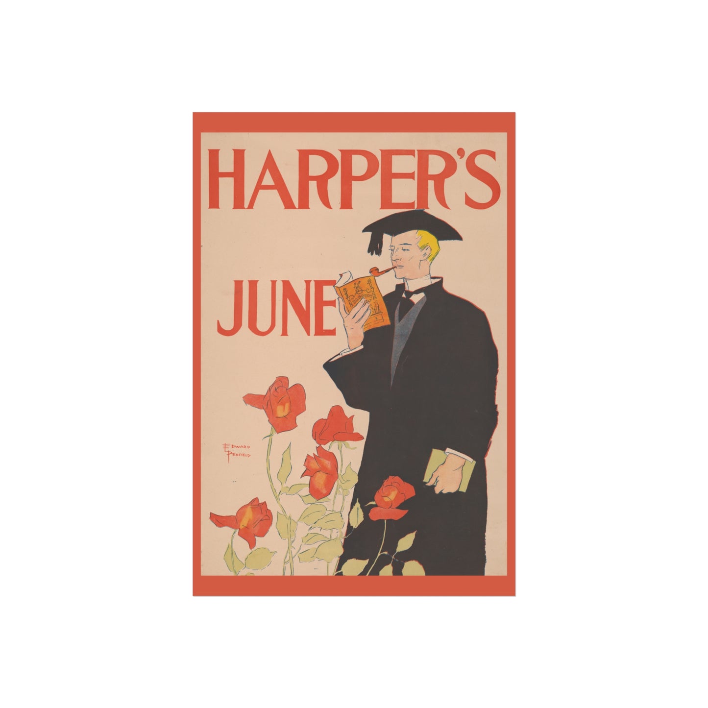 Harper's Magazine - June Print - Edward Penfield (c.1895)