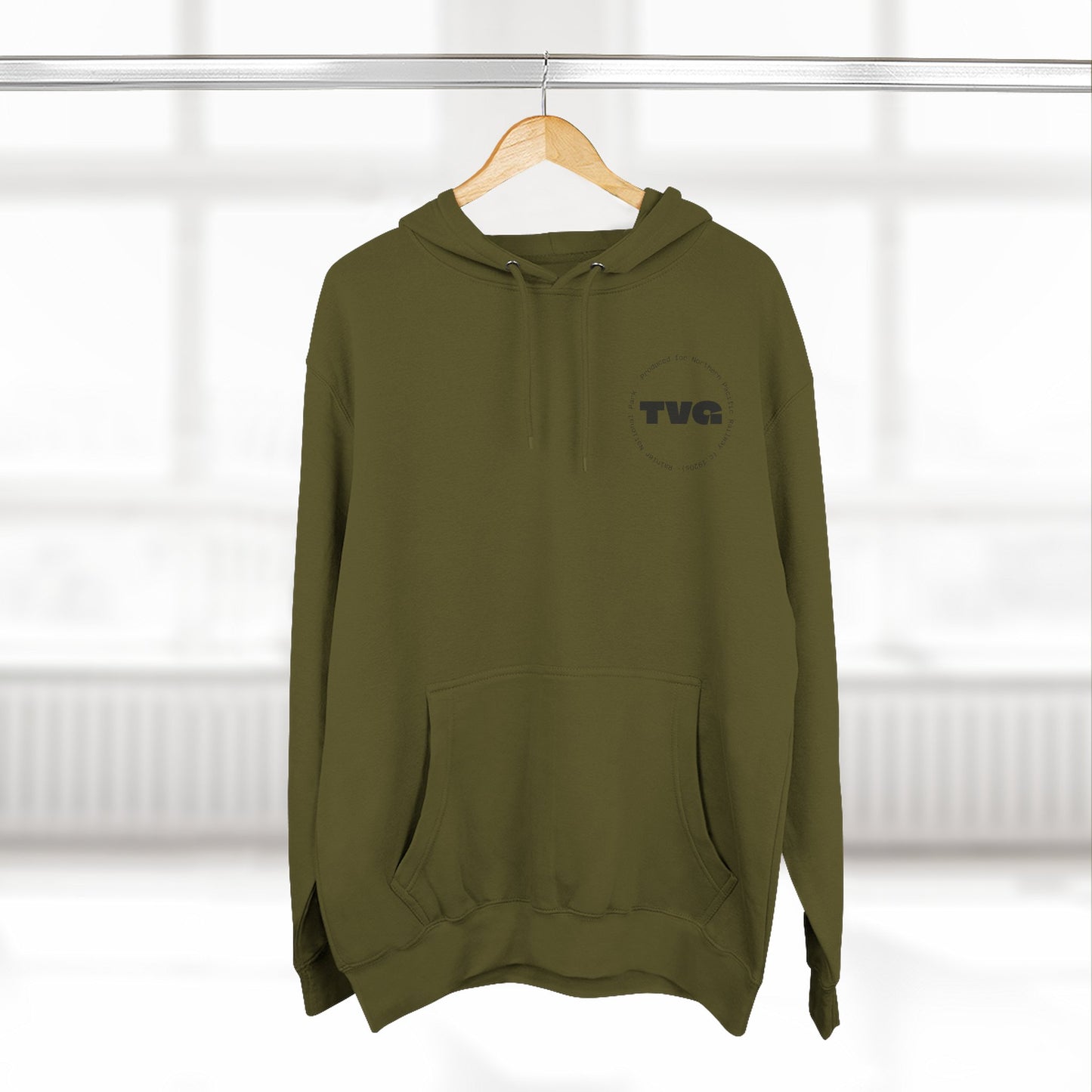 Rainier National Park - Produced for Northern Pacific Railway (c.1920s) - Hooded Sweatshirt