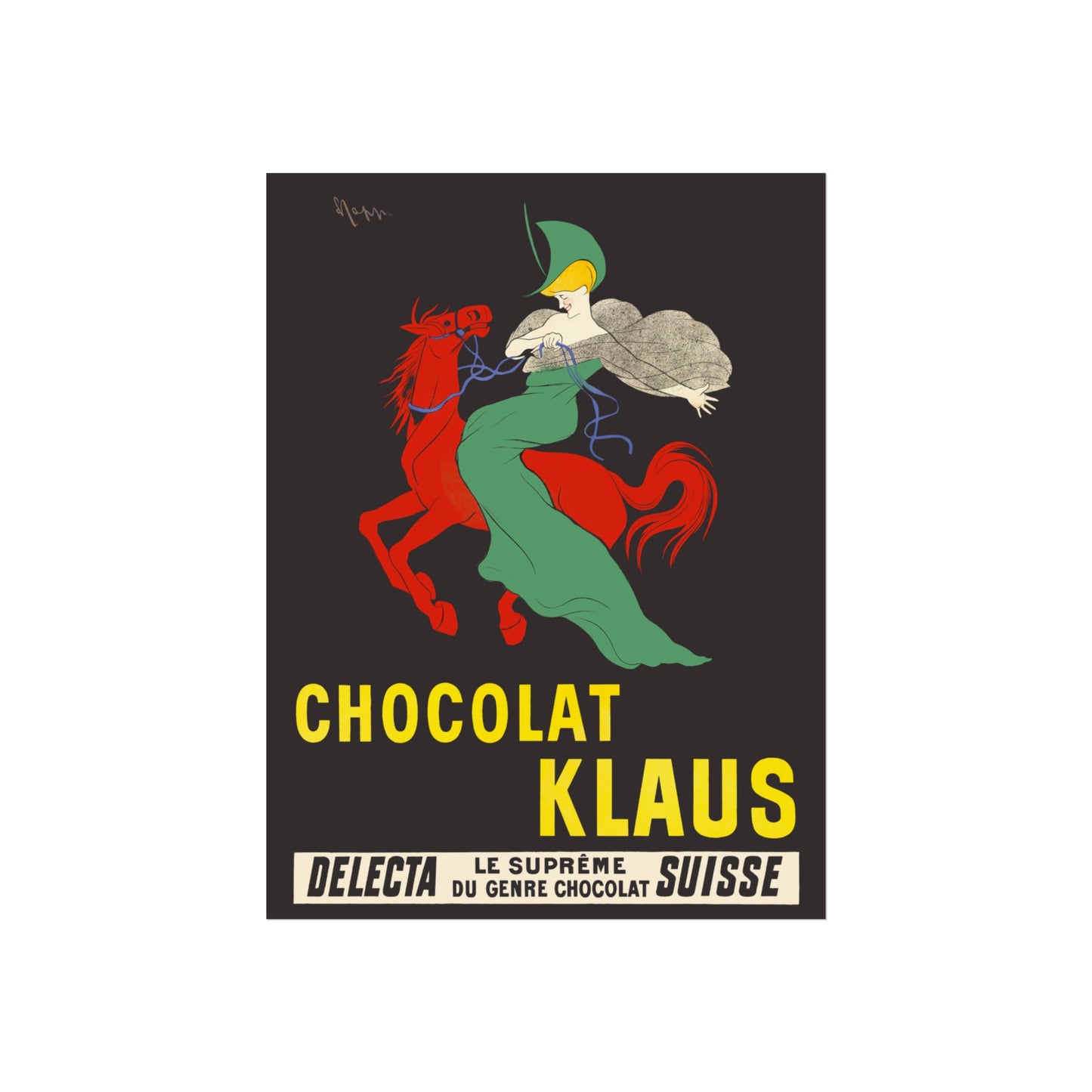 Chocolat Klaus Poster – Leonetto Cappiello (c. 1903)