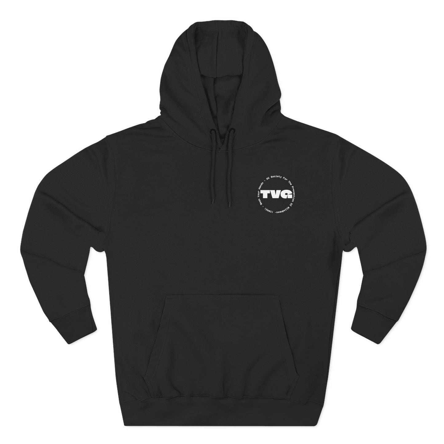 Wash Your Hands Before Touching Your Eyes - District of Columbia Society For The Prevention Of Blindness - (Ca. 1942) - Hooded Sweatshirt