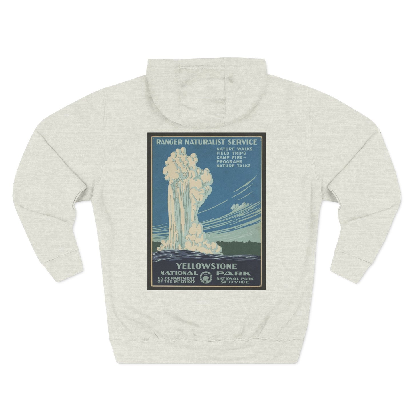 Yellowstone National Park - Ranger Naturalist Service - (Ca. 1938) - Hooded Sweatshirt