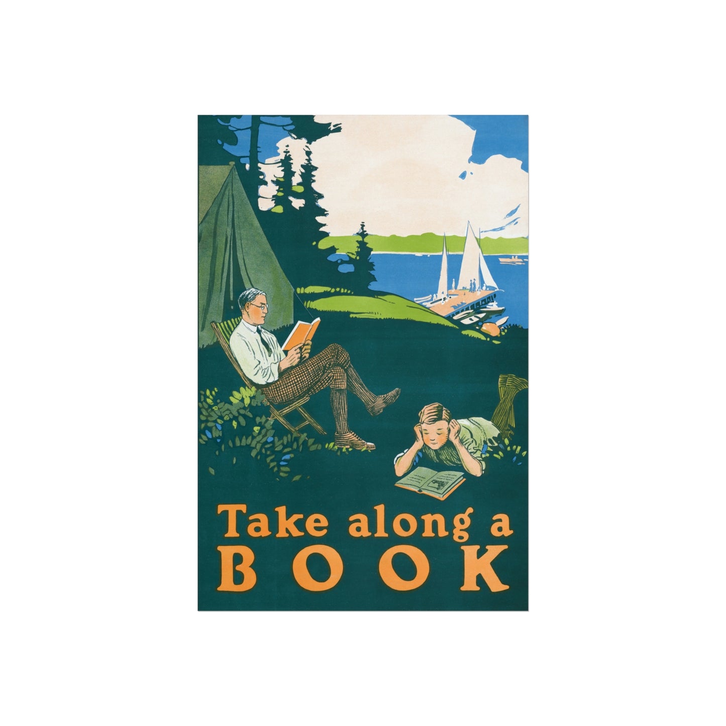 Take Along a Book - Magnus Norstad (c.1910s)