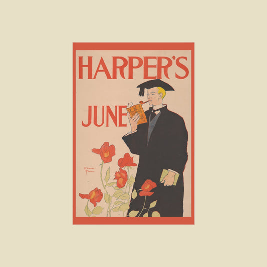 Harper's Magazine - June Print - Edward Penfield (c.1895)