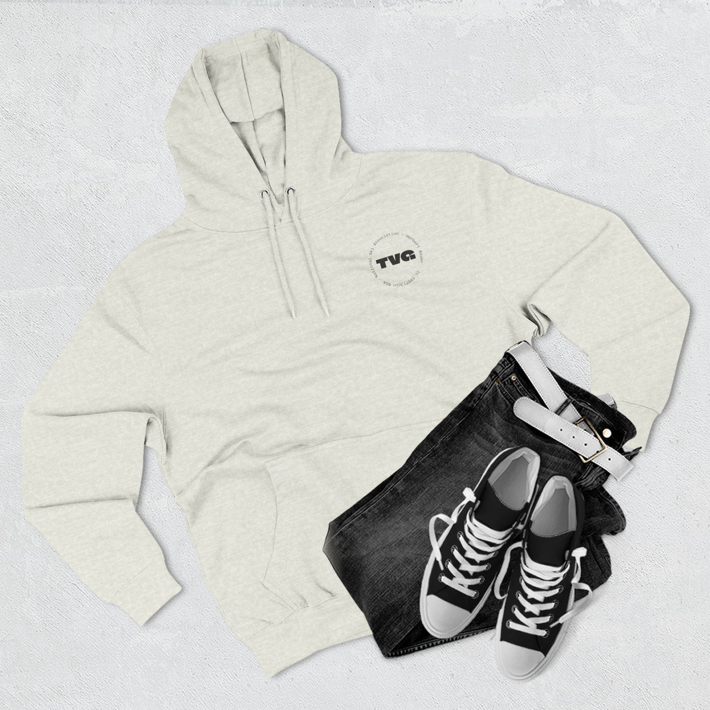 Join NSA - National Ski Association – Herbert Bayer - (c.1957). - Hooded Sweatshirt