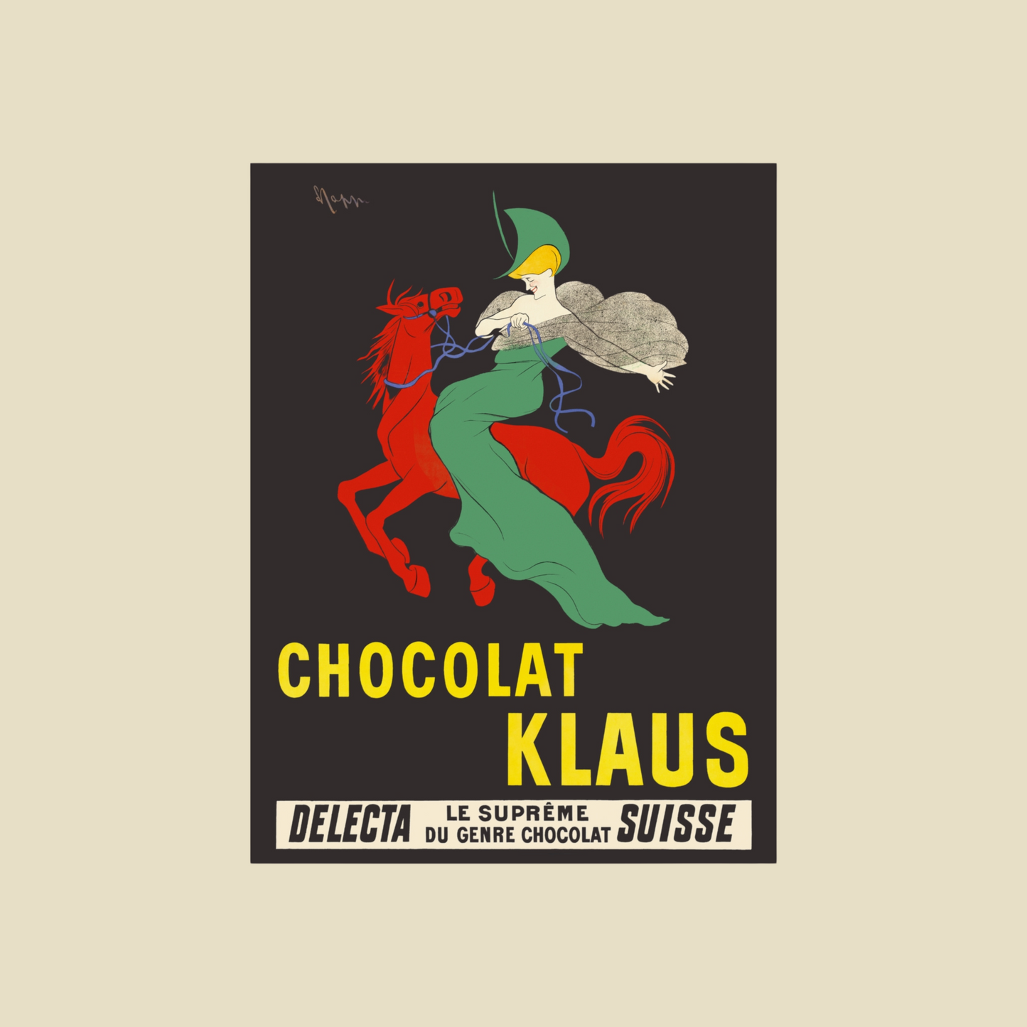 Chocolat Klaus Poster – Leonetto Cappiello (c. 1903)