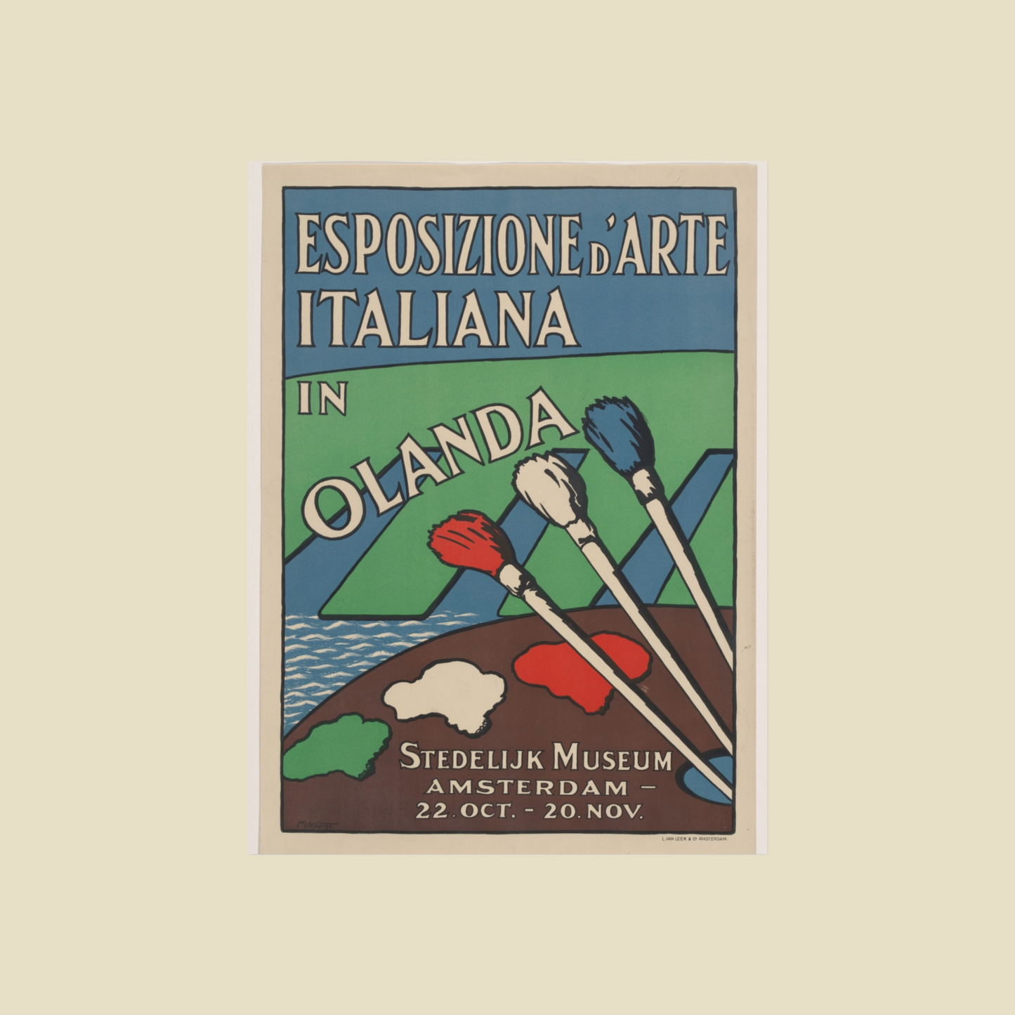 Esposizione d'Arte Italiana in Olanda. (1927) by Enrico Morpurgo and L van Leer and Co