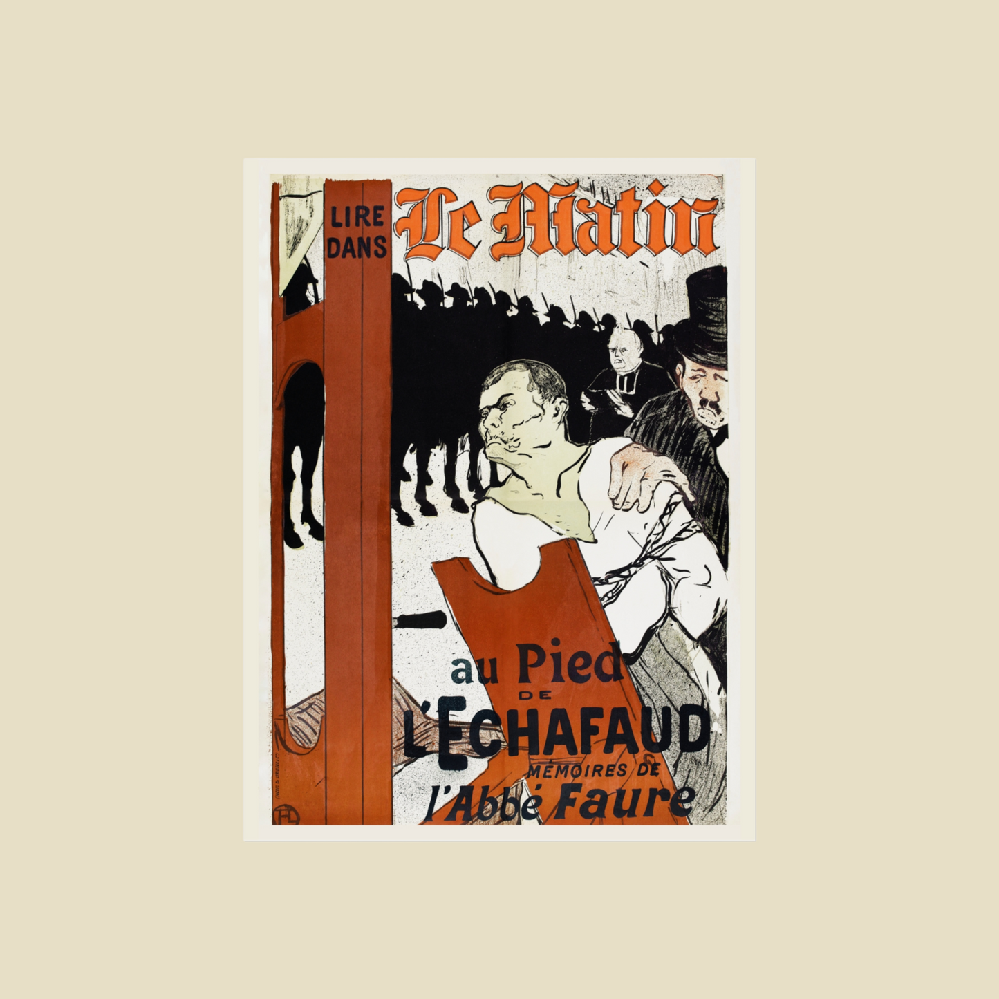 Au Pied de l'Échafaud - Henri de Toulouse-Lautrec (c.1893)