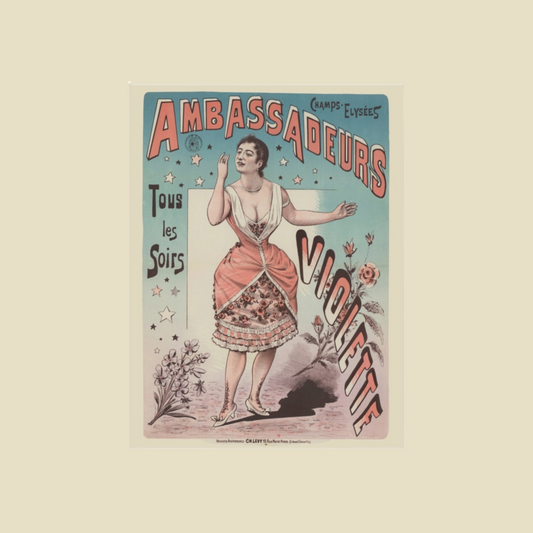 Champs-Élysées Poster - CH. Lévy - Ambassadeurs, Violette (c.1890s)